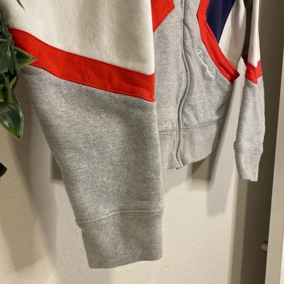 Champion Reverse Weave Colorblock Zip Up Hoodie - Medium - Picture 5 of 11